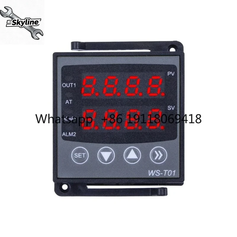 Alarm pattern controller T01 PT100 K type thermal couple 4-20mA 0-10V input 220VAC/24VDC Digital pid temperature