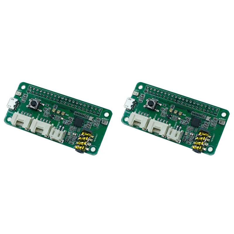 

Изысканная шапка 2X Respeaker с 2 микрофонами Pi для Raspberry Pi 4 Model B, голосовой модуль, двойной микрофонный массив для Raspberry Pi Zero 3B