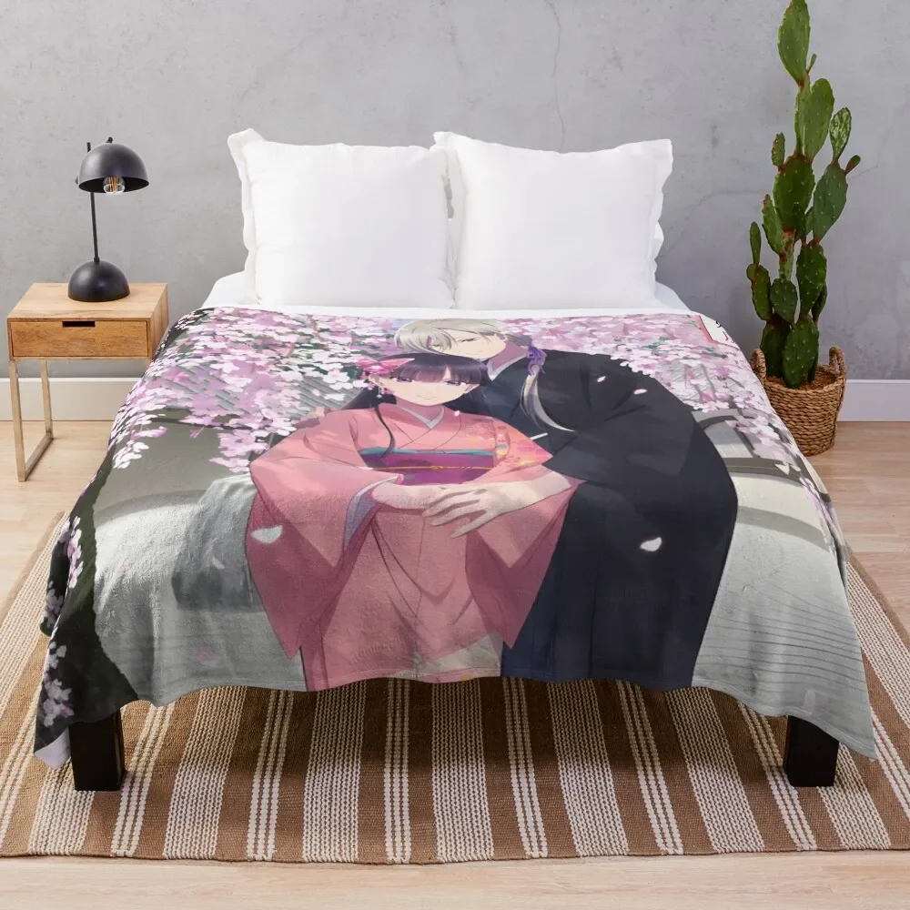 

My Happy Marriage Throw Blanket Moving Furrys Thermal Beach Blankets