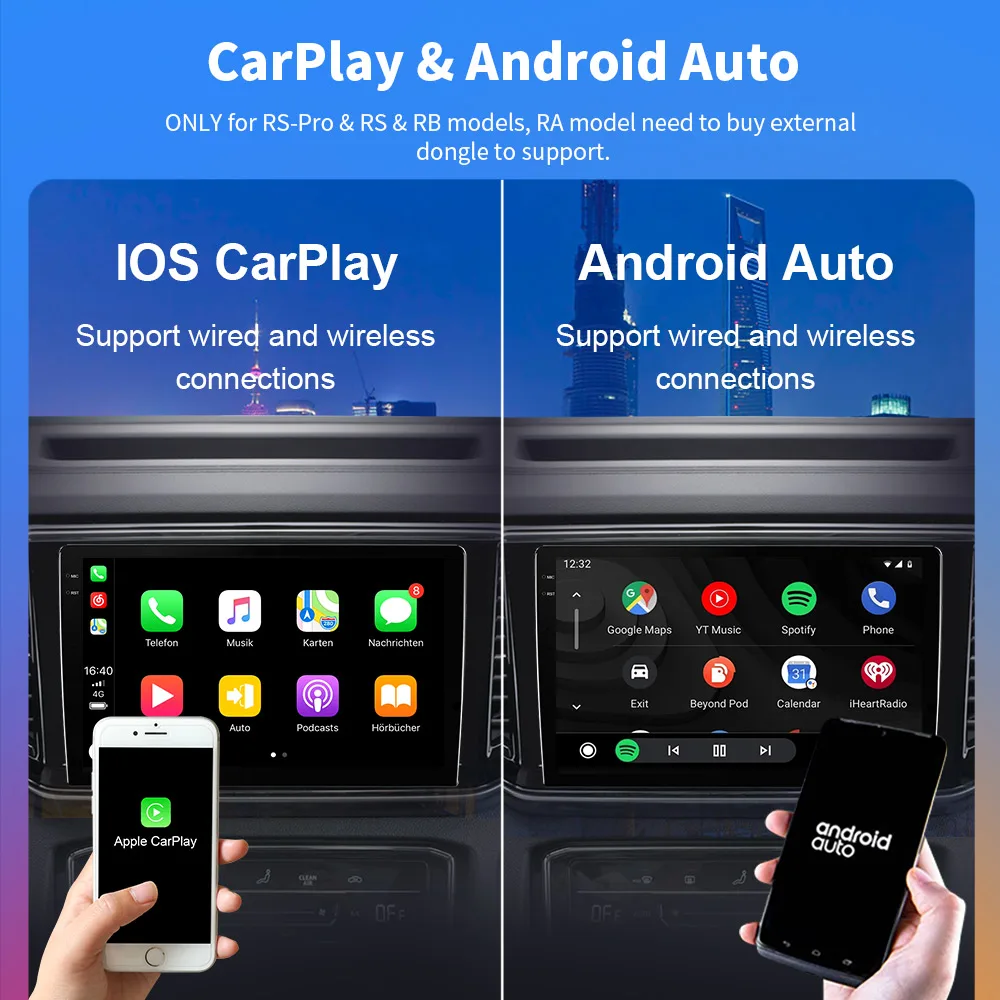 EKIY 2K Screen CarPlay Radio For Ford Expedition 2007- 2017 Android Auto 4G Car Multimedia Player Stereo GPS 2Din Navi Ai Voice