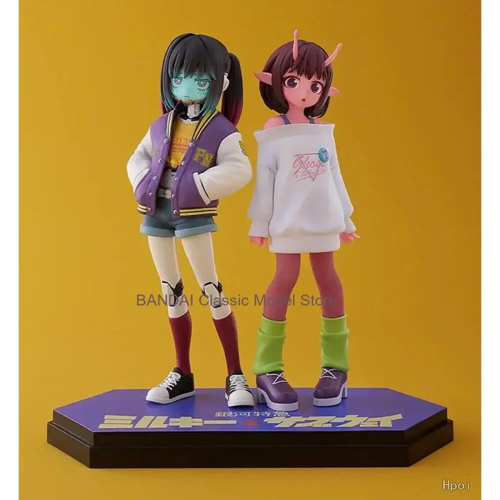 Genuine Good Smile POP UP PARADE SP Milky Subway: The Galactic Limited Express Chiharu & Makina Figures Collectible Gift