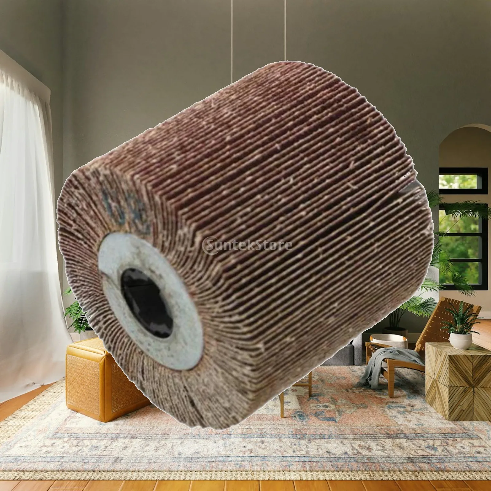 Wire Drawing Flap Wheel Burnishing Polisher Sandpaper Drum High Performance Tool for Stainless Steel Surface