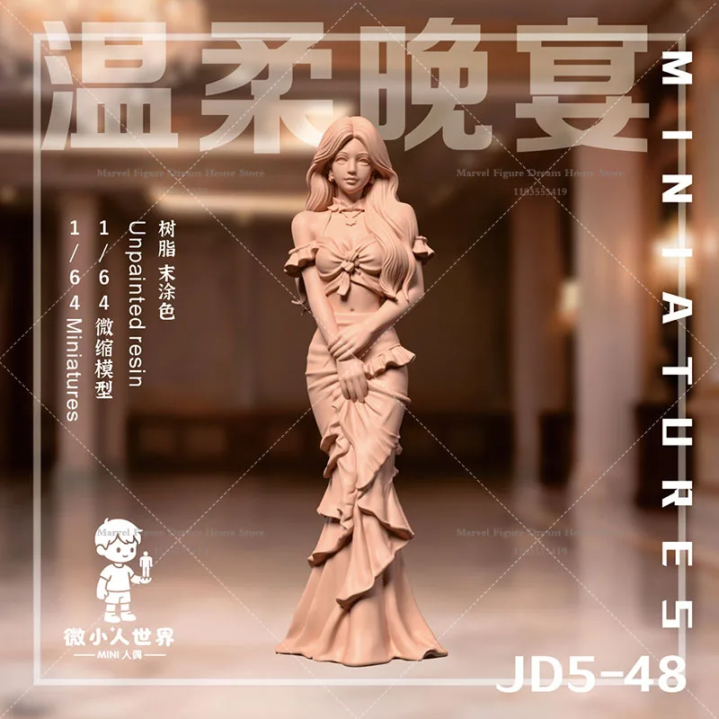 1/64 1/43 1/24 1/18 1/12 Scale DIY Self-assembled GK 3D Resin Un-panited Doll White Different Styles of Character Images Model