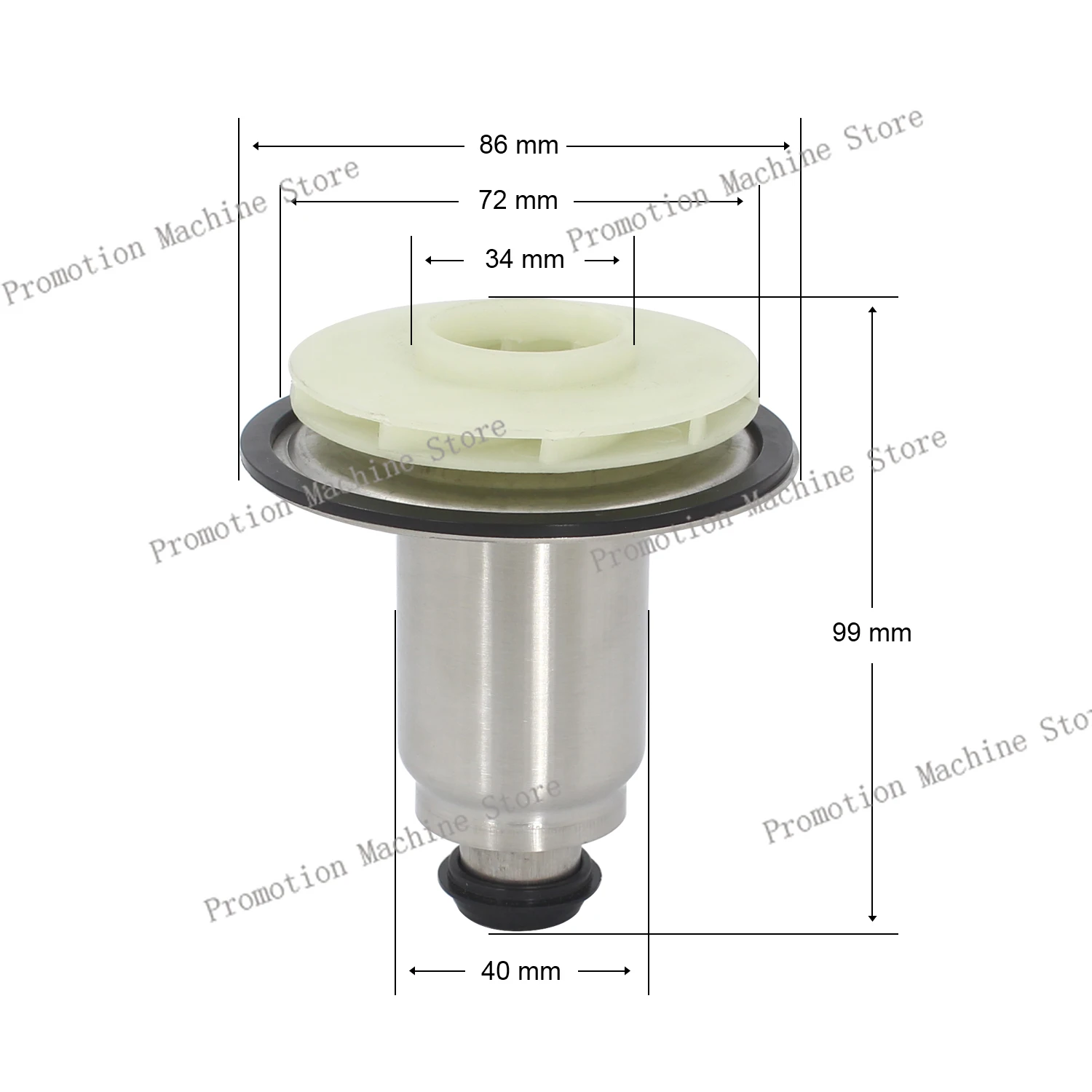 Gas Boiler Spare Part Water Circulation Pump Motor Rotor Water Leaves for Pump