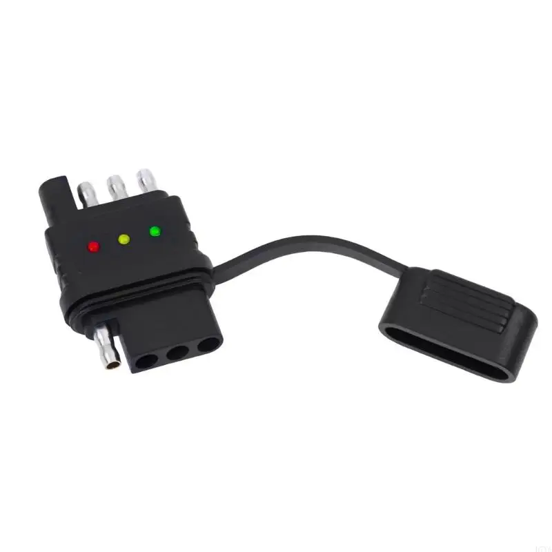 Professional 4 Pin Trailer Connector Tester Plastic Trailer Light Tester Simple Operate for Trucks Boats & Campers D7YA