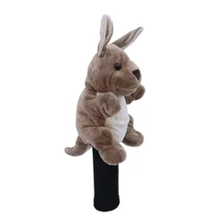Cute Kangaroo Golf Club Headcovers for Driver Covers Lovely Cartoon Animal 460cc for Golfer