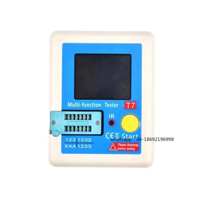

LCR-T7 Transistor Tester Multimeter Colorful Display TFT For Diode Triode MOS/NPN/PNP Capacitor Resistor Transistor