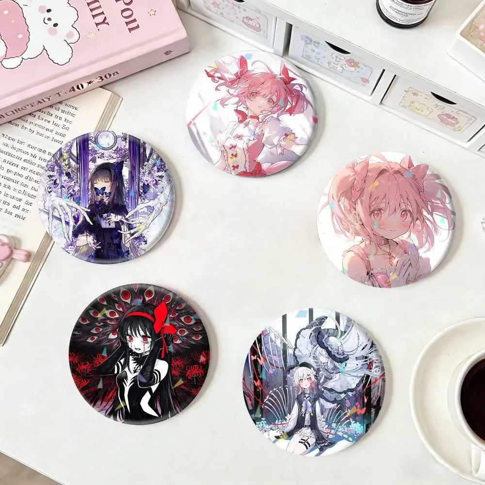 

Puella Magi Madoka Magica Classic Anime Character Badges Niche Design Brooch for Backpack Lapel Pins Creative Accessories