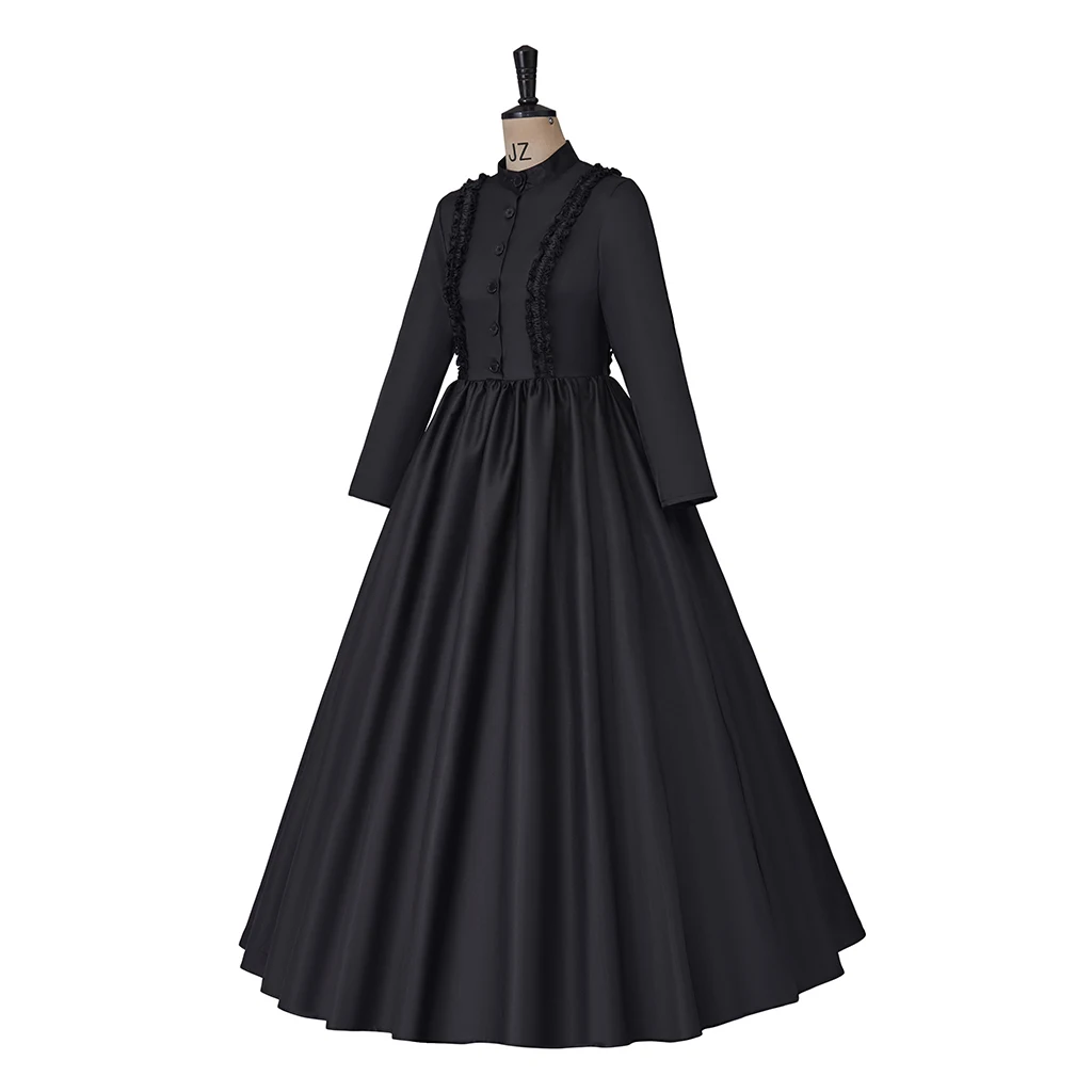 الفيكتوري القرون الوسطى القوطية زي المحكمة فستان الأميرة الرجعية الإدواردي خمر الملكي سيدة الكرة فستان كرنفال فيستدو