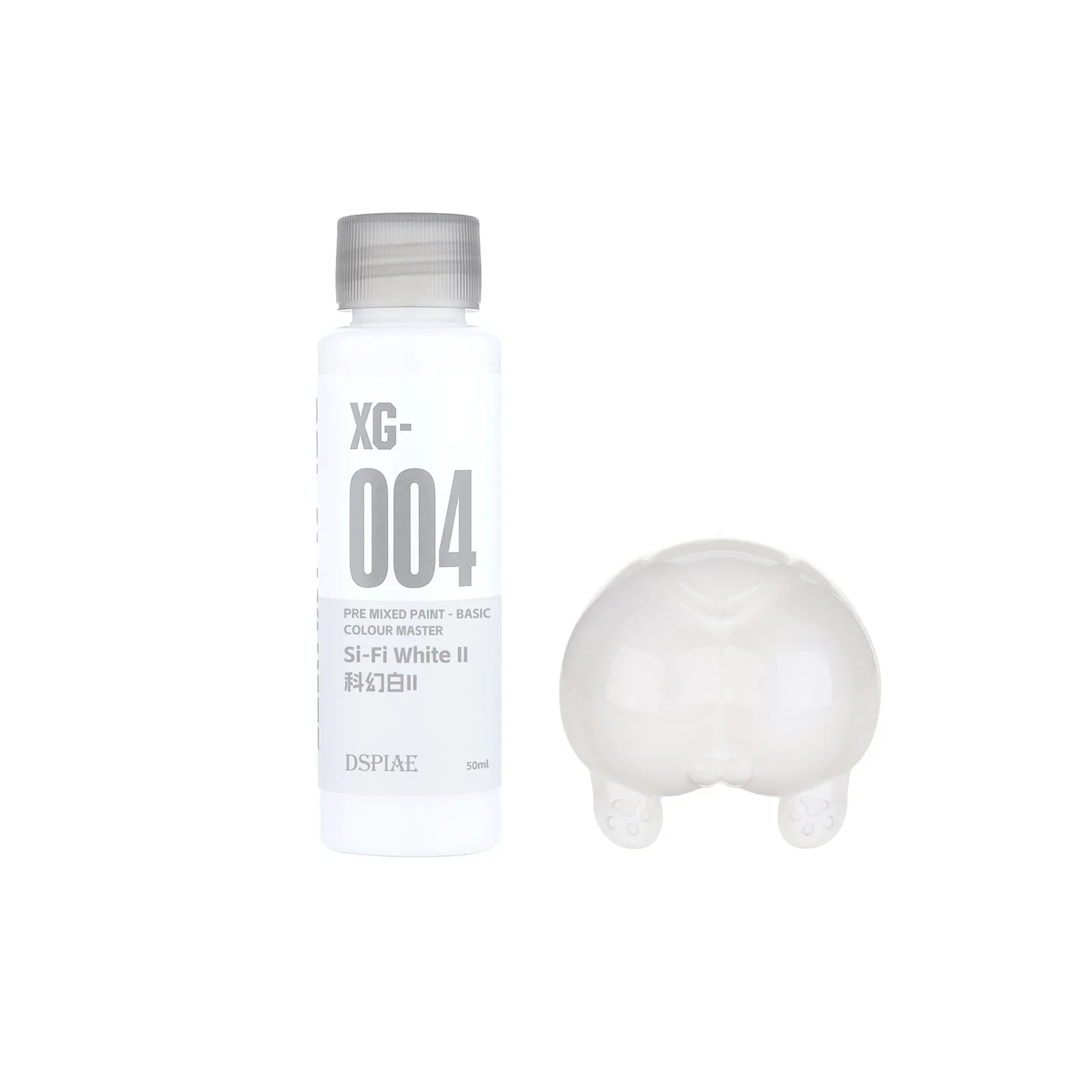 DSPIAE XG Serie Vorgemischte Wasserbasierte Farbe Basisfarbe Master Sprühfarbe Handbemaltes Modellbausatz-Pigment für Hobby DIY 50ML
