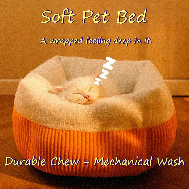 

Мягкая и теплая лежанка-диван для собак и кошек, кроликов, других домашних животных, утолщенная, удобная, с машинной стиркой, прочная, пушистая, просторная, для щенков