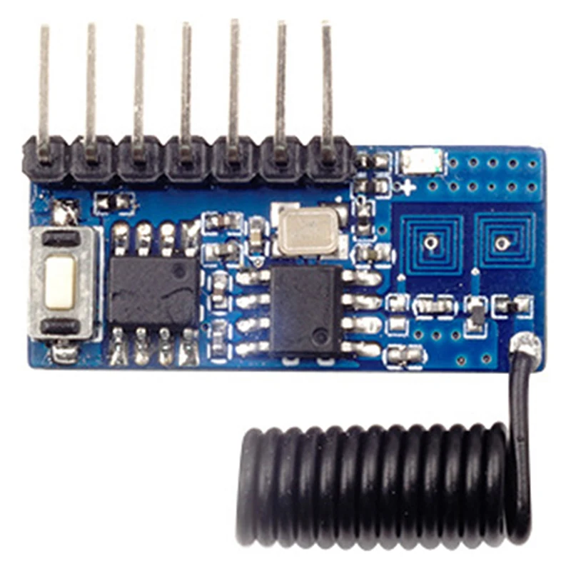 1Pc Brand New 433mhz rf Receiver Learning Code Decoder Module 4 Channel For 1527 Encoding