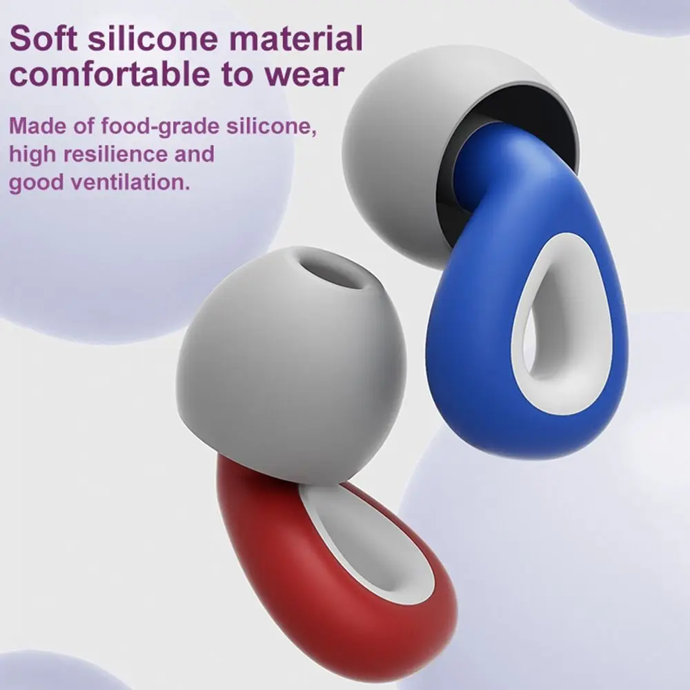 

Портативные силиконовые наушники для спортсменов с фильтром шумоподавления, защита слуха, снижение уровня звука