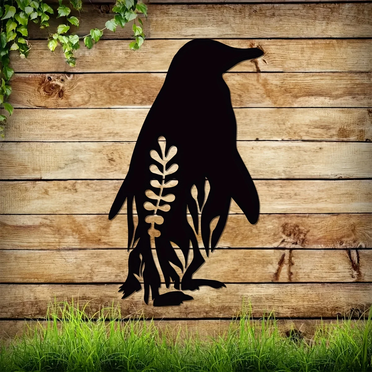 

1 шт. Пингвин Металлический Настенный декор-домашний декор-подарок для кухни ванной комнаты гостиной спальни домашний Декор подарок