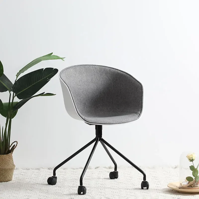 Modern Design Plastic and Metal Swivel Office Chair Computer Chair Study Chairs Fashion Design Loft Popular Wheel Chair Seat