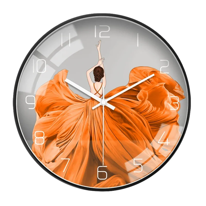 

Mechanism Cute Wall Clock Modern Aesthetic Xenomorph Simple Creative Chinese Clock Wall Creative Reloj Pared Home Decoration