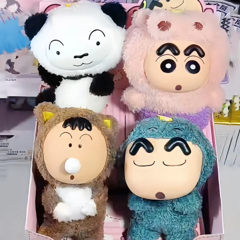 

Original Crayon Shin-Chan Cos Series Blind Box Mystery Box Buriburizaemon Anime Figure Pendant Deco Collection Kids Custom Gifts