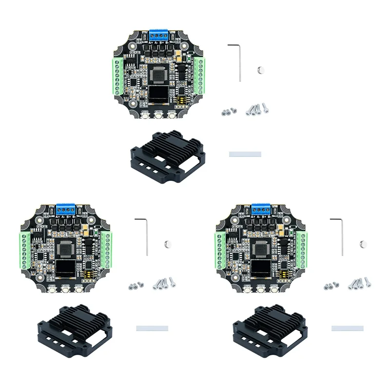 

Superior-3X MKS SERVO57D CAN MB PCBA NEMA23 Closed Loop Stepper Motor Driver CNC 3D Printer For Gen L FOC Quiet And Efficient