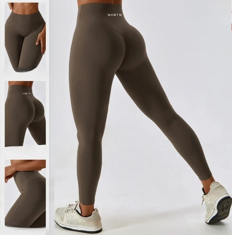 

NVGTN New Summer High Quality Yoga Pants High Waist Hip Lifting Skinny Leggings Women's Running Sports Fitness Pants