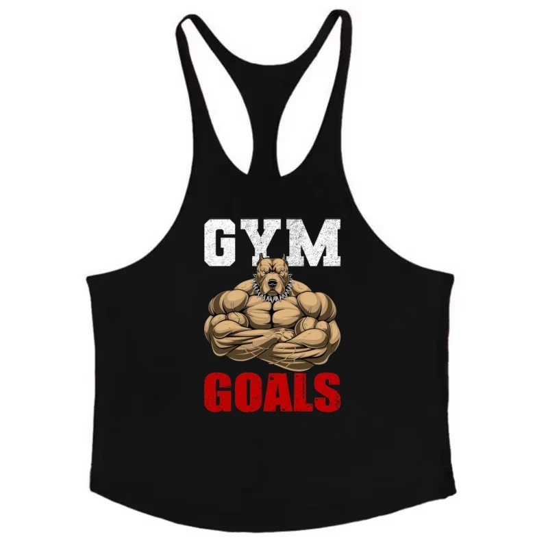 Men's 2025 Ultimate Y-Back Vest, Light Cotton Fabric, Perfect for Gym Workouts, Bodybuilding & Training