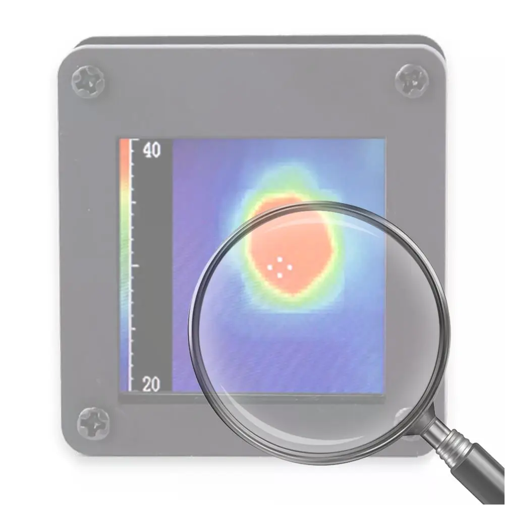 

Портативная тепловизионная камера с ЖК-дисплеем, тепловизионная камера, термограф, температура, USB-инфракрасный фотоаппарат, термокамера
