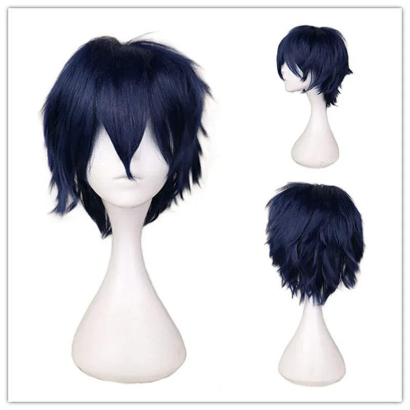 30CM 22 kolory gra Persona 5 Kurusu Akira peruka krótka przebranie na karnawał żaroodporne włosy Joker Amamiya Ren peruka do cosplay + czapka z