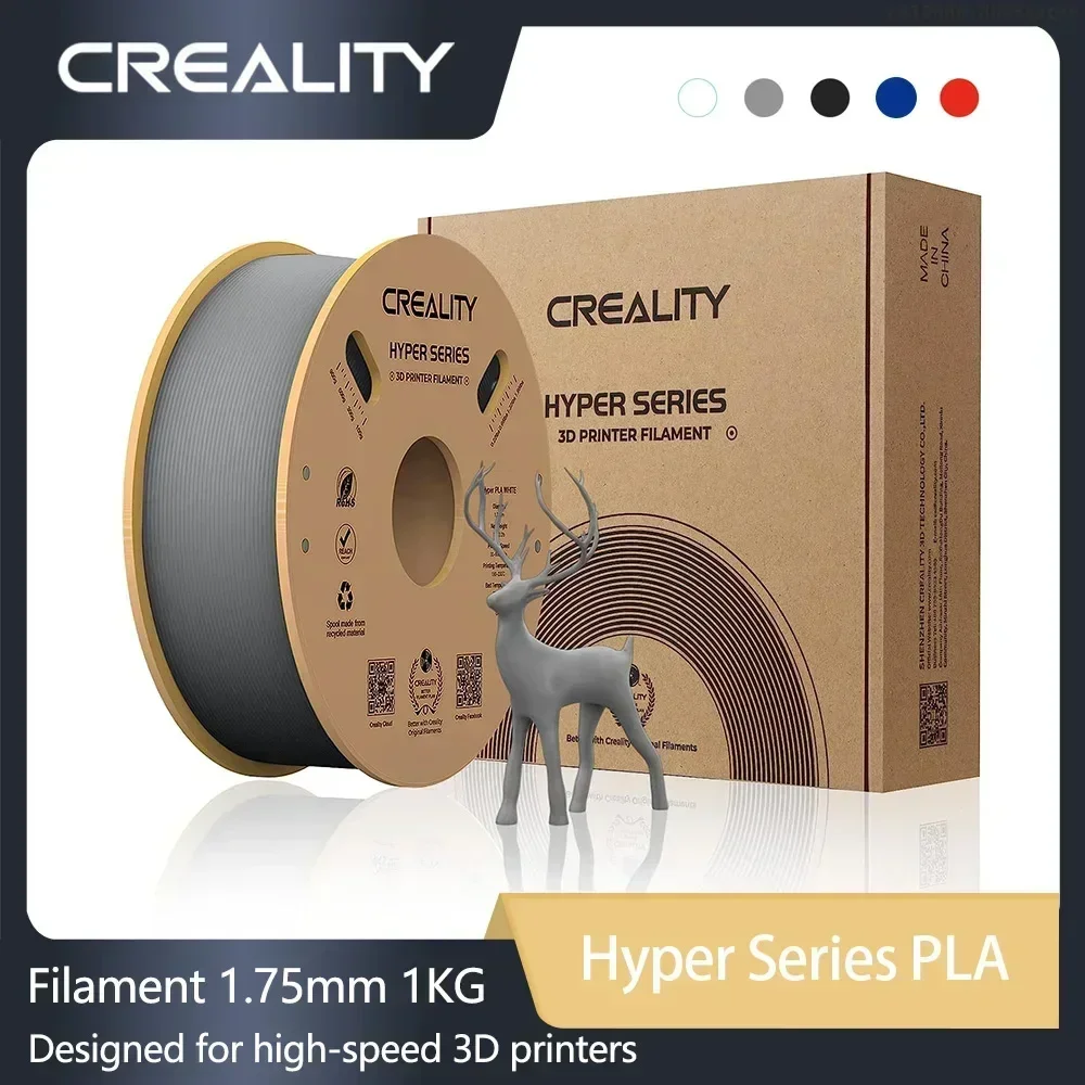 

Creality PLA Filament Pro Hyper PLA High Speed 3D Printer Filament 1.75mm 1kg for Creality K1/K1 Max/Ender-5 S1