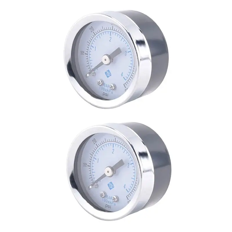 A74E-2X Ts-Z51 0-60Psi Pressure Gauge 40Mm 1/8 Inch Npt Mini Pressure Gauge Air Compressor Hydraulic Vacuum Gauge Manometer