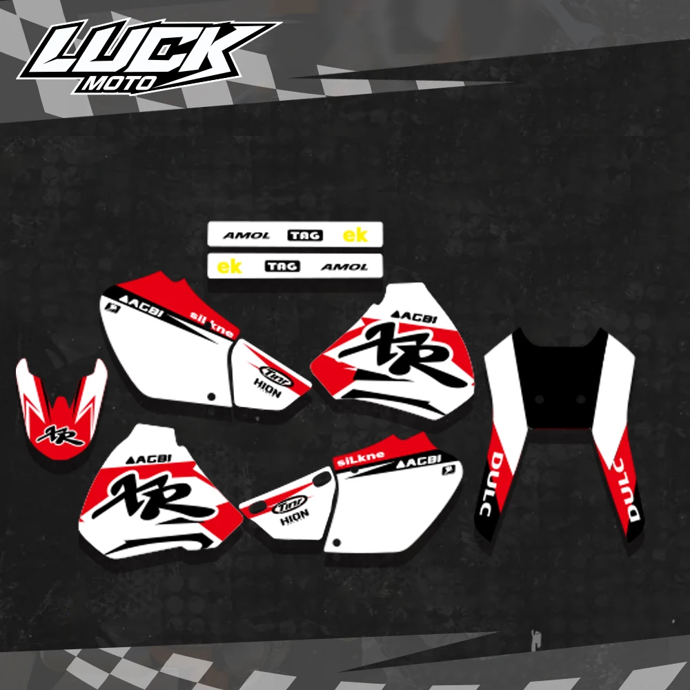 GRAPHICS & BACKGROUNDS DECALS STICKERS Kit for Honda XR250 XR400 1996 - 2004 XR 250 400