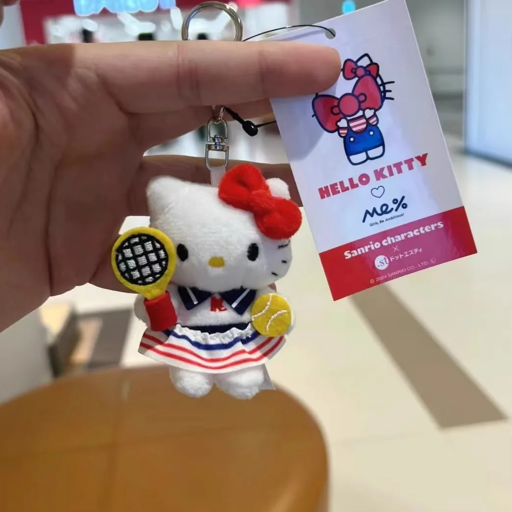 Cartoon Sanrio Tennis Limited Action Figure Small Doll,hellokitty Bag Pendant, Cute Schoolbag Girl Jewelry Gift Toys, Rewards