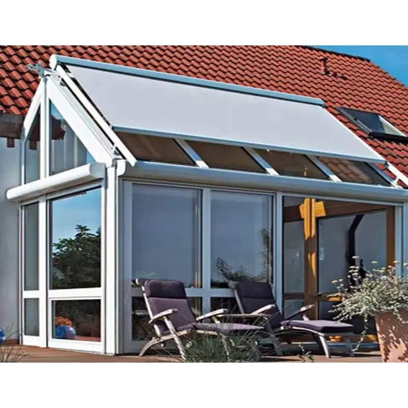 2026 Skylight Sun Shade Protected Electric Metal Roof Canopy