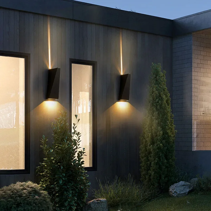 Modern LED Wall Light Outdoor Creative Design for Corridor Balcony Background Lighting