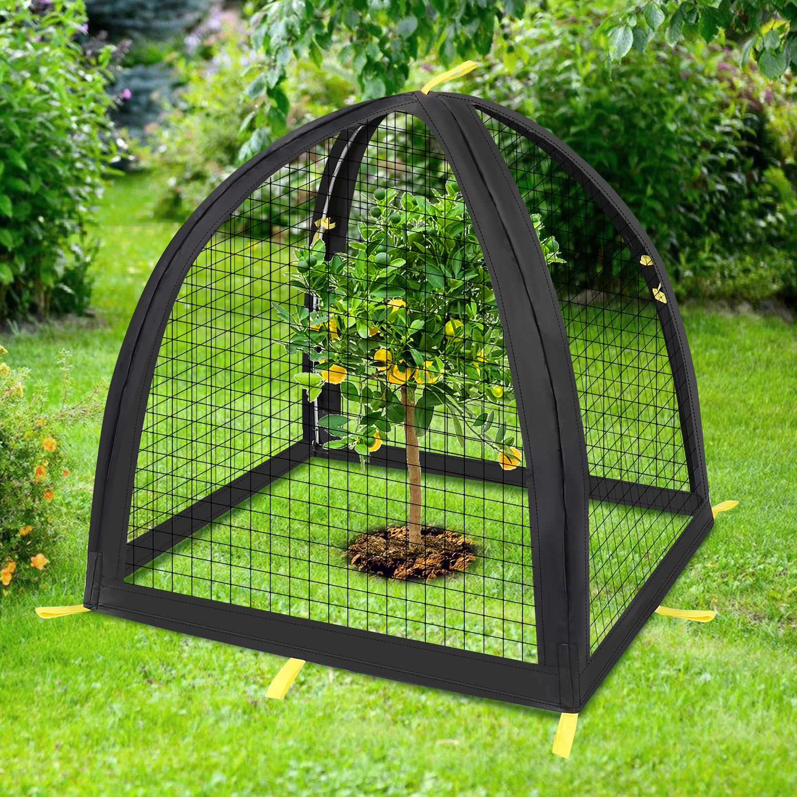 Plant Bird Protection Netting - Fiber Pole Protective Tent, 47in High - 33.5in Wide Plant Protection Cover, Plant Protection Can - view 4