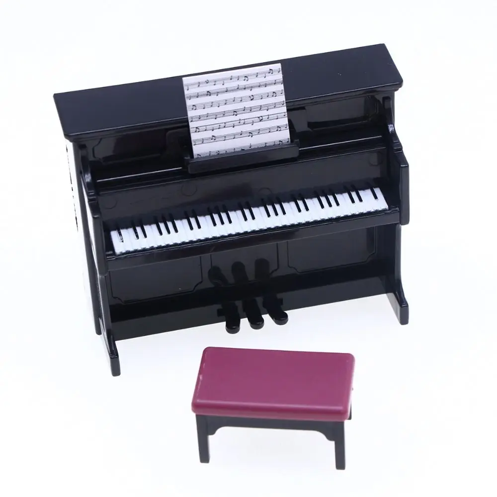 

1/12 Scale Dollhouse Musical Instrument Trumpet Saxophone Violin Drum Miniature Piano Guitar Scene Decor Classical