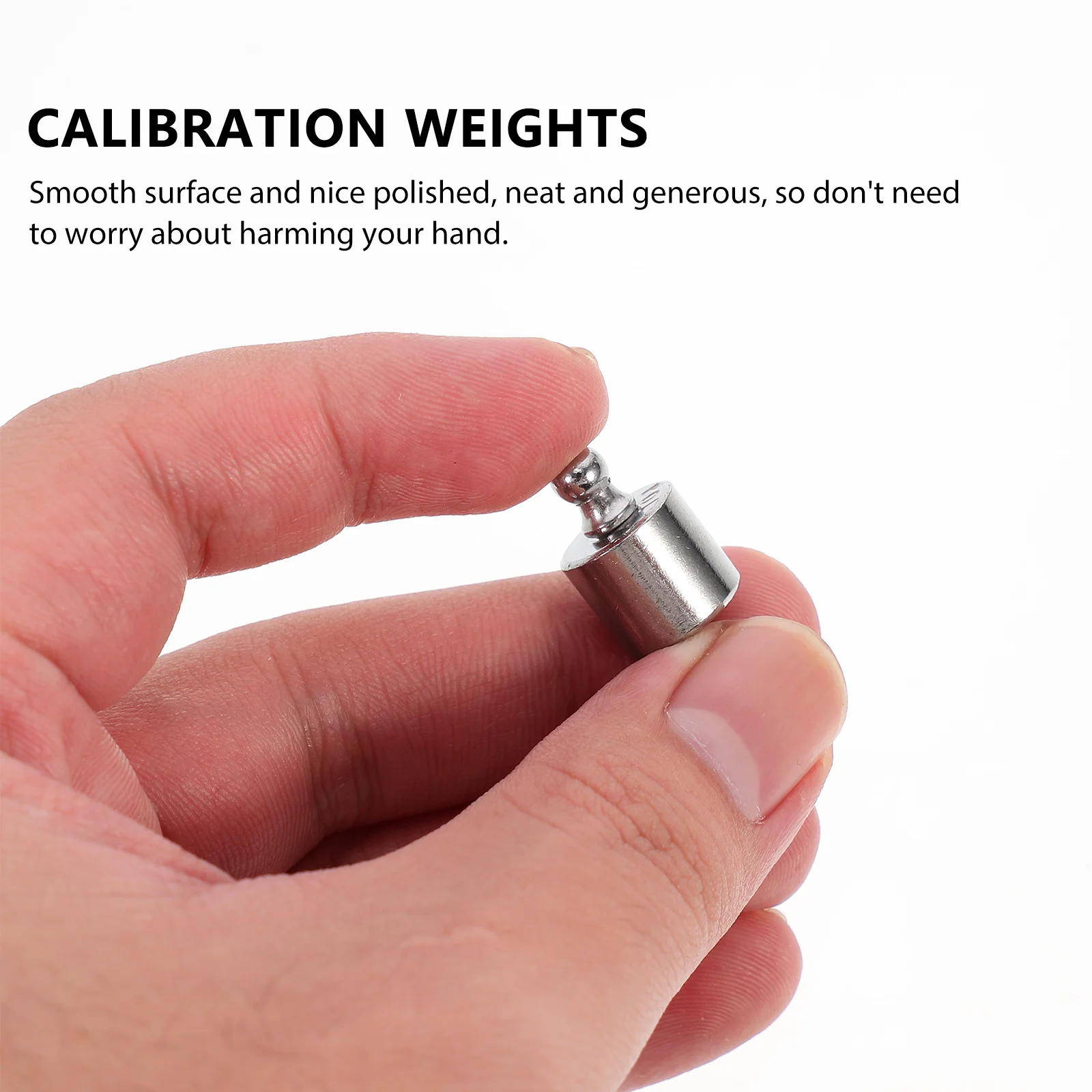 

5pcs 10G Calibration Weights Steel Plated Finish For Teaching Instruments Digital Scale Balance Tools Precision