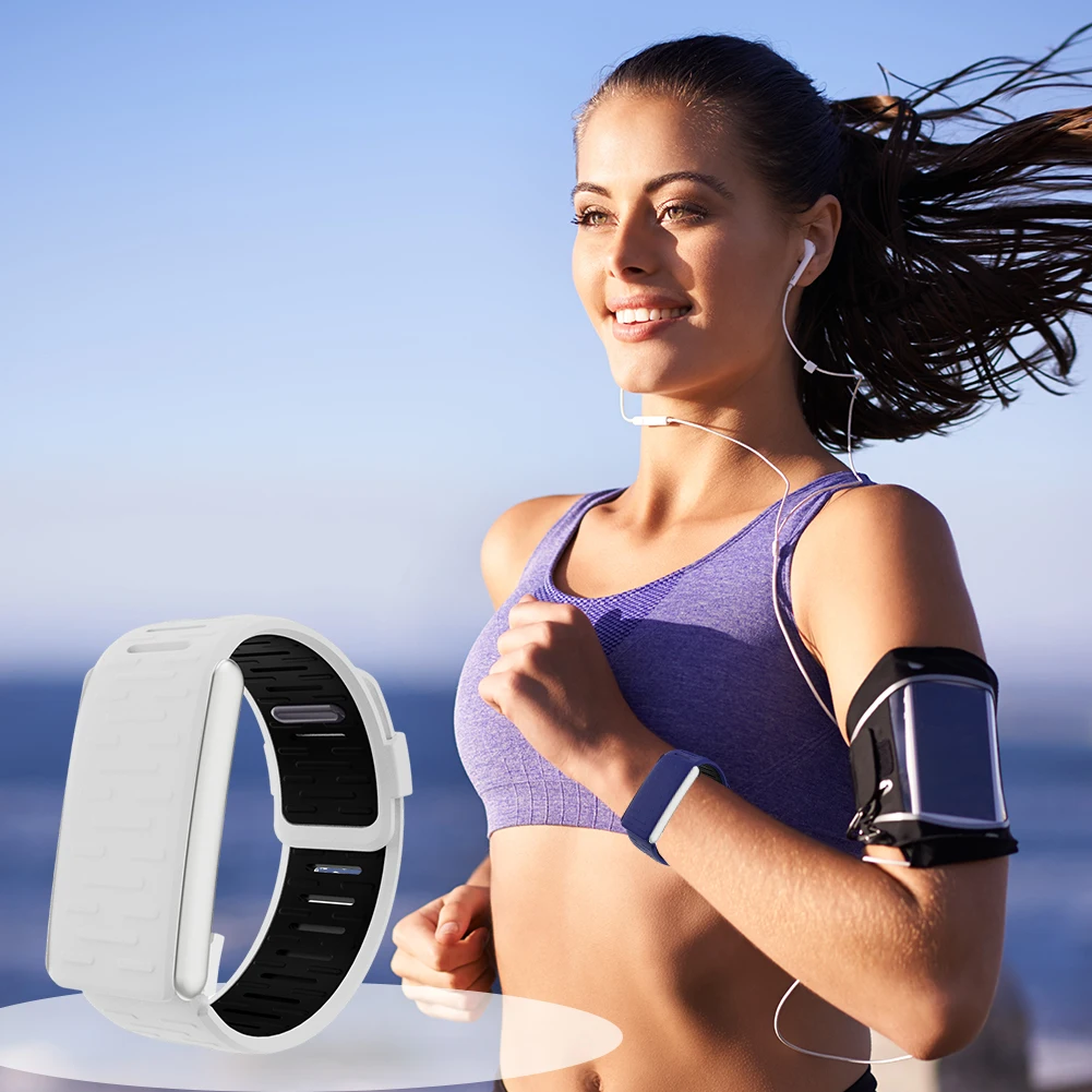 Correa de muñeca de silicona, pulsera de repuesto, correa de reloj transpirable, correa de reloj ajustable para accesorios Whoop 5,0