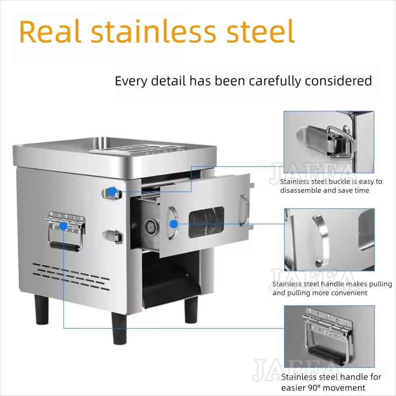 

0-8mm Electric Wireless Knife 2 Blades Shawarma Cutter Commercial Roast Gyro Meat Cutting Machine