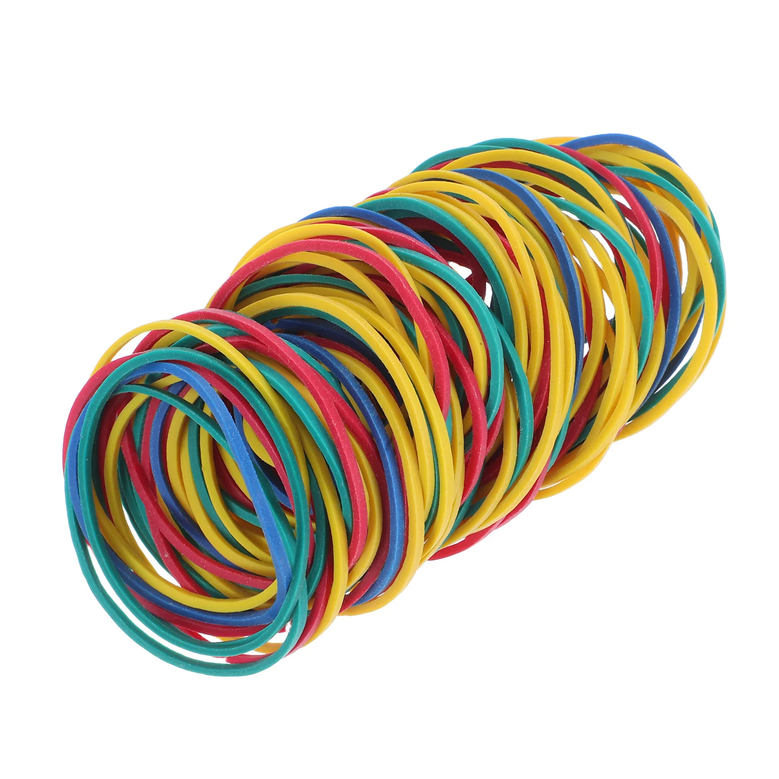 

400Pcs Colorful Elastic Rubber Bands Strong High Elasticity for Office Crafts Packaging Bundling Supply