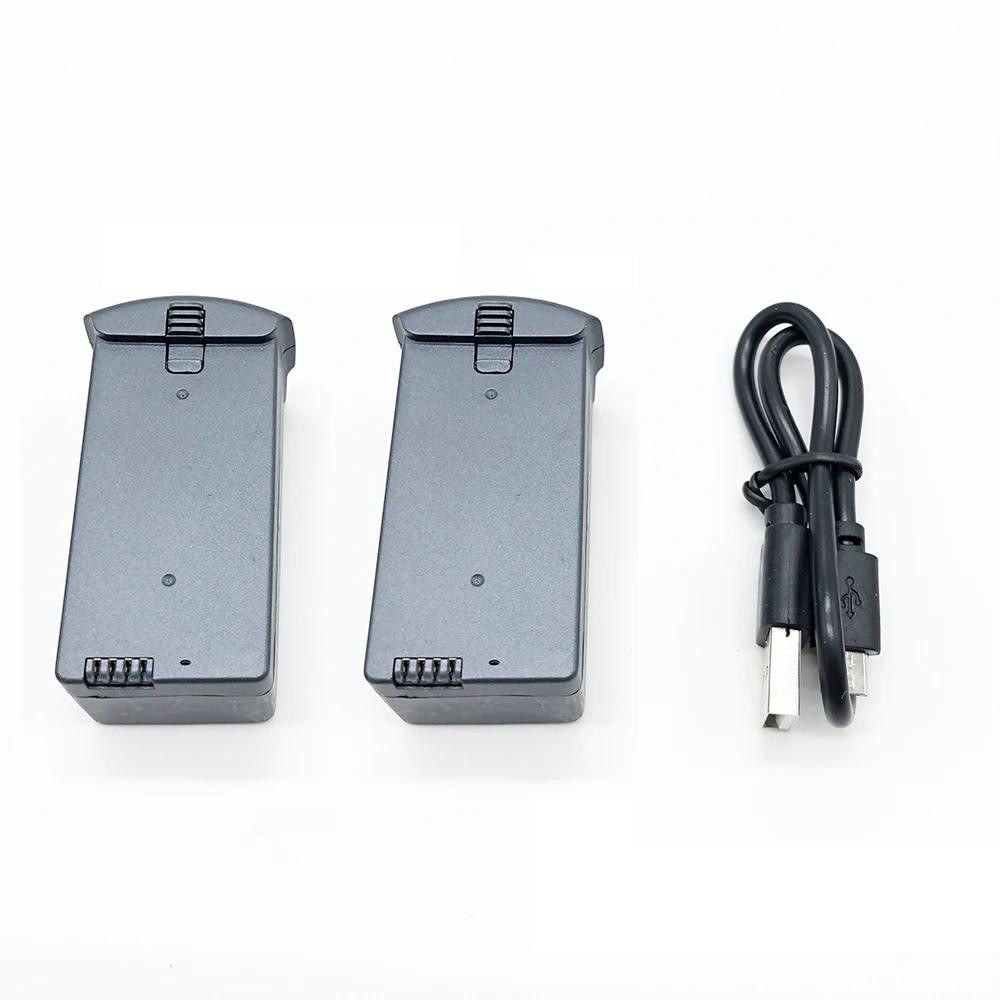 

2PCS Battery&1PCS Battery Charger Part Original for Mini Drone S5S LS-S5S Quadcopter Battery USB Battery Charger Cable Accessory