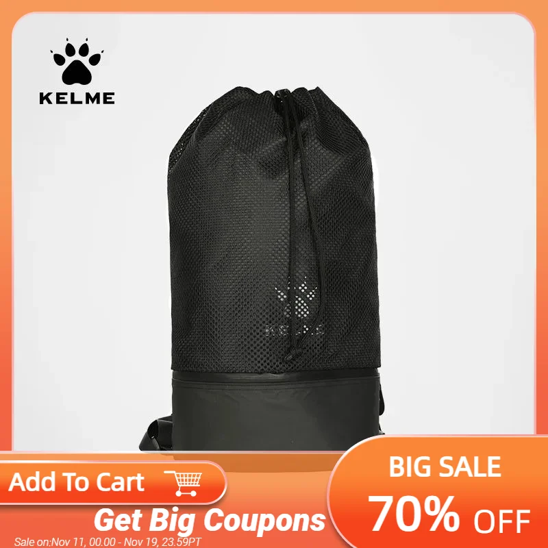 Kelme Leisure Sports Minimalist Backpack For Men And Women Large Capacity Fitness Travel Bucket Bag New Backpack