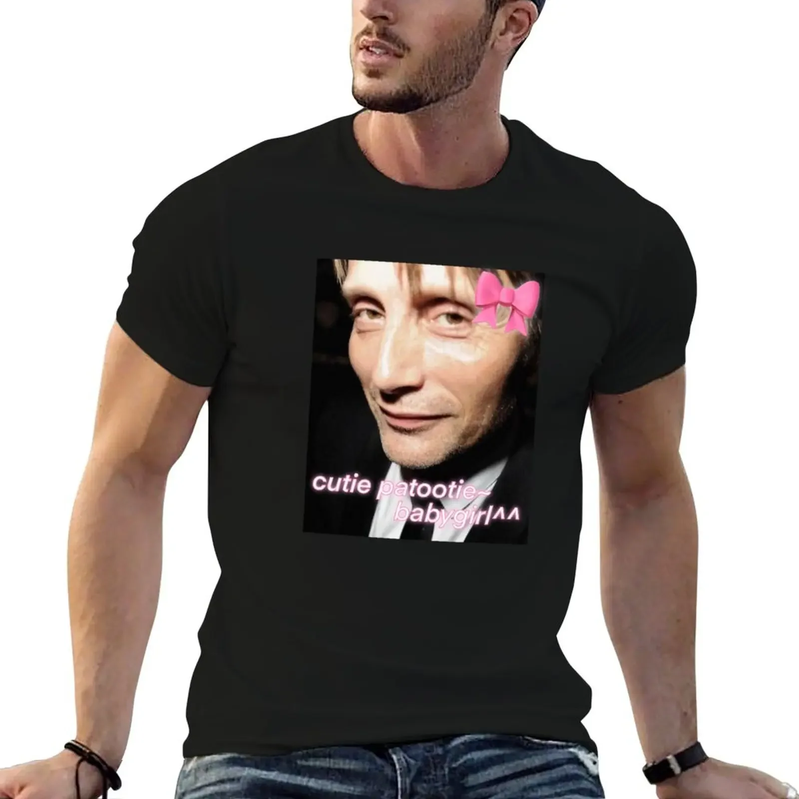 Cutie Patootie Mads Mikkelsen babygirl T-Shirt blanks plus size tops custom shirt baggy shirts t shirt for men