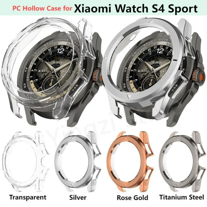 Hollow PC Case for Xiaomi Watch S4 Sport Smart Watch Shell Bumper for Mi WatchS4 Protector Smart Watches Cover Accessories