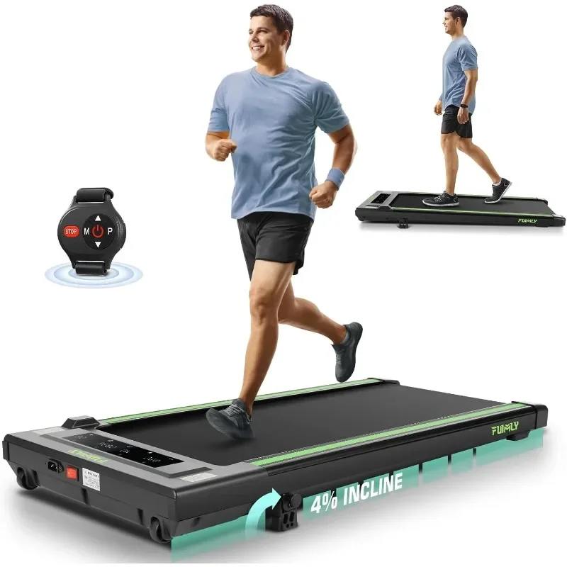

FUNMILY Incline Walking Pad Treadmill for Home/Gym/Office with Remote Watch | LED Touch Screen