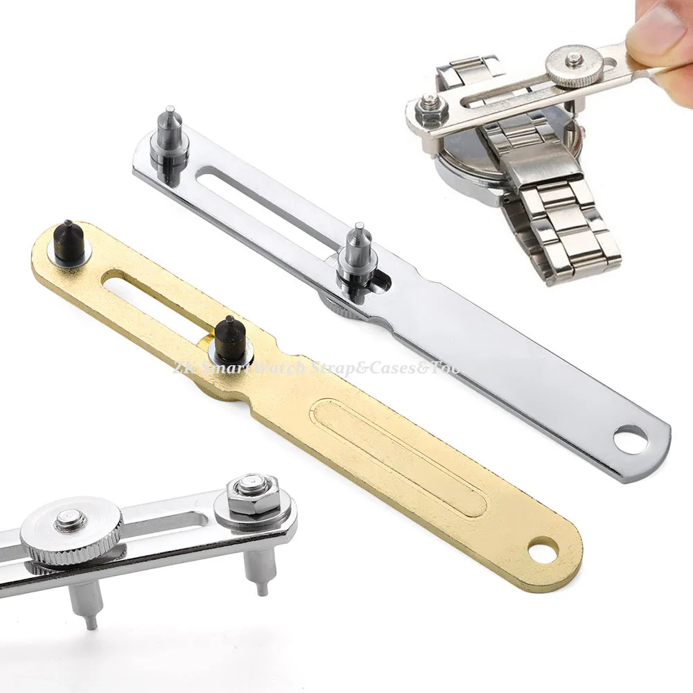 Uhr Werkzeuge Uhr Einstellbare Opener Zurück Fall Drücken Näher Entferner Reparatur Uhrmacher Werkzeug Uhr Deckel Opener Gold Zubehör