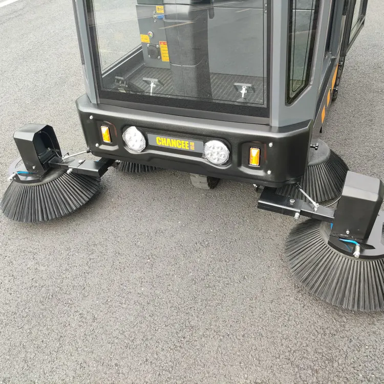 Dust Suction Machine Vacuuming Rotary Brush Broom Sweeping Ground Cleaning Machine