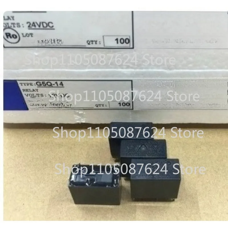 

100 шт. Новые оригинальные силовые реле PCB для G5Q-14-5VDC G5Q-14-12VDC G5Q-14-24VDC DC5V 12V 24V 10A