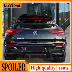 For Mercedes-Benz GLE class GLE Coupe C167 GLE350 450 GLE53 AMG GLE63 rear carbon fiber spoiler wing