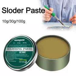 10/30/100g Soldering Flux Lead-Free Solder Paste Professional Welding Flux Rosin Solder Paste for SMD BGA Circuit Soldering