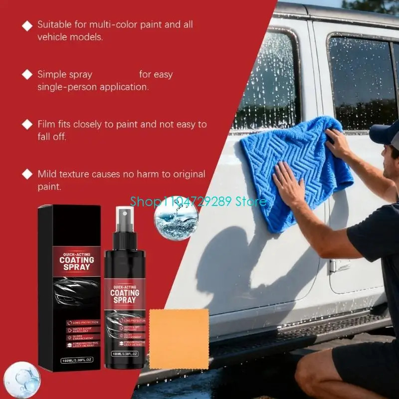 D8KE Headlight Restoration Sprayed Removes Yellowing Restores Clear Long-Lasting Light Coating