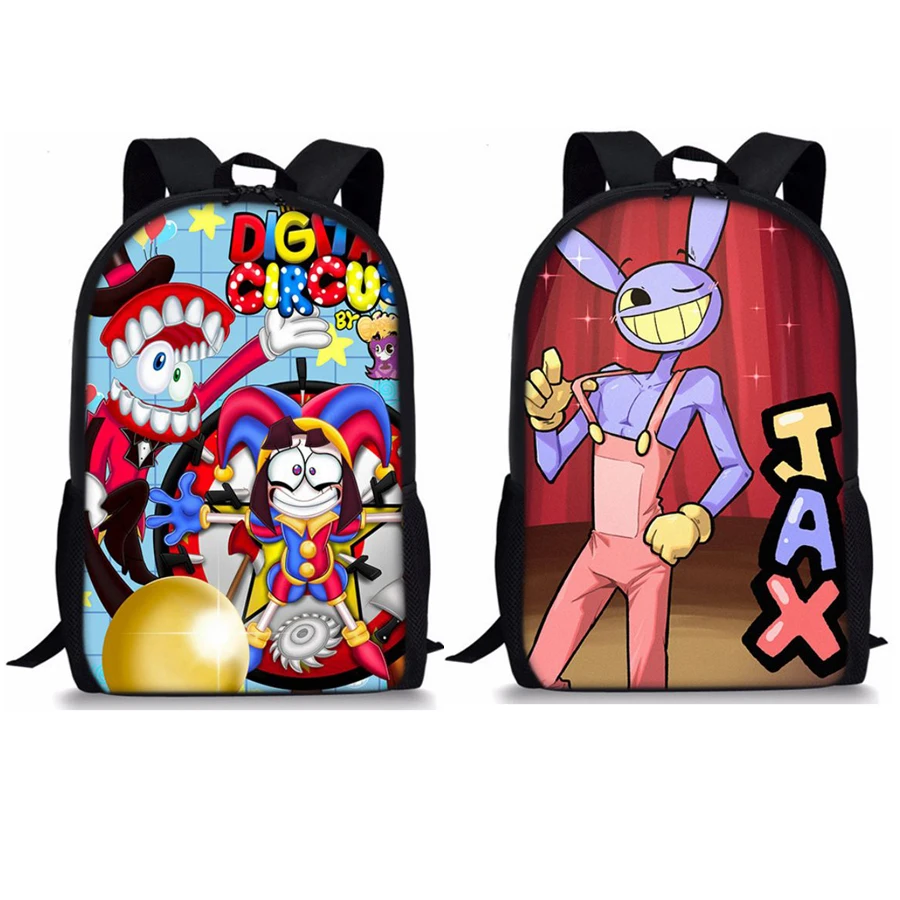 DIGITAL CIRCUS Primary And Secondary School Student Backpacks Sports Backpacks  Boys And girls Cartoon Backpacks Children's Toy